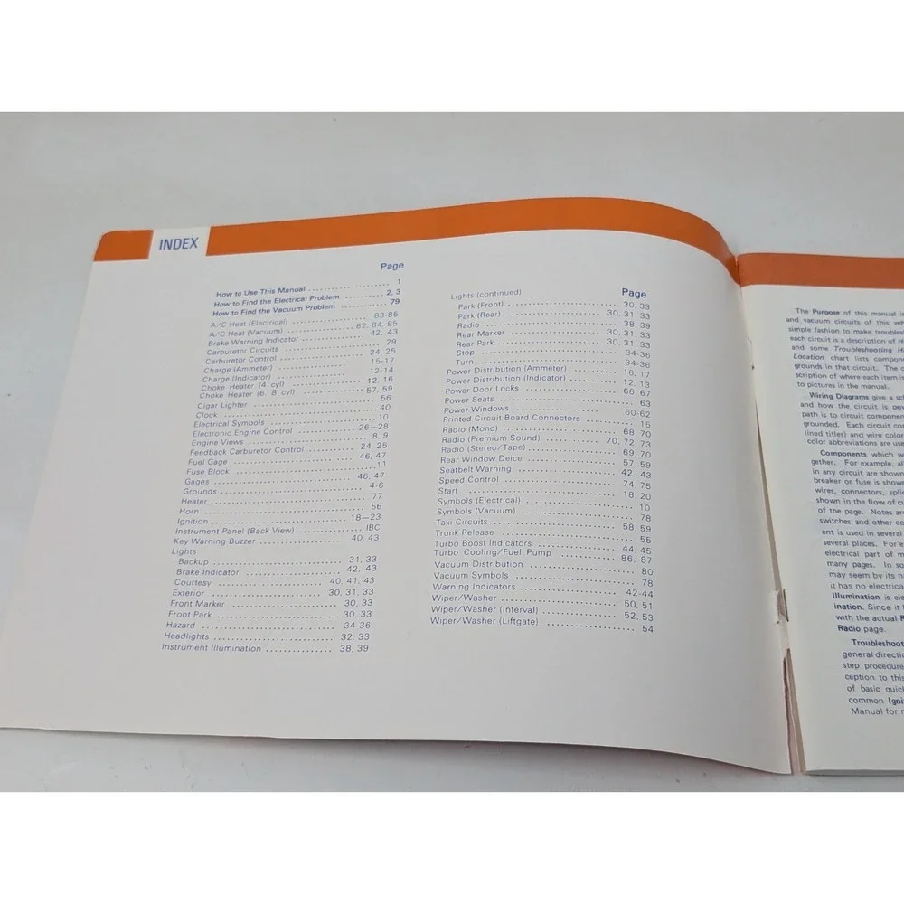 1980 Ford Fairmont Zephyr Electrical Vacuum Wiring Shop Service‎ Manual